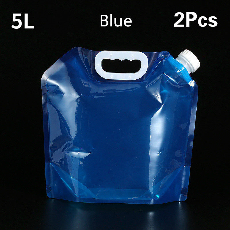 PVC Outdoor Camping Hiking Foldable Portable Water Bags Container - 𝓢𝓱𝓸𝓹𝓵𝓮𝓬𝔂