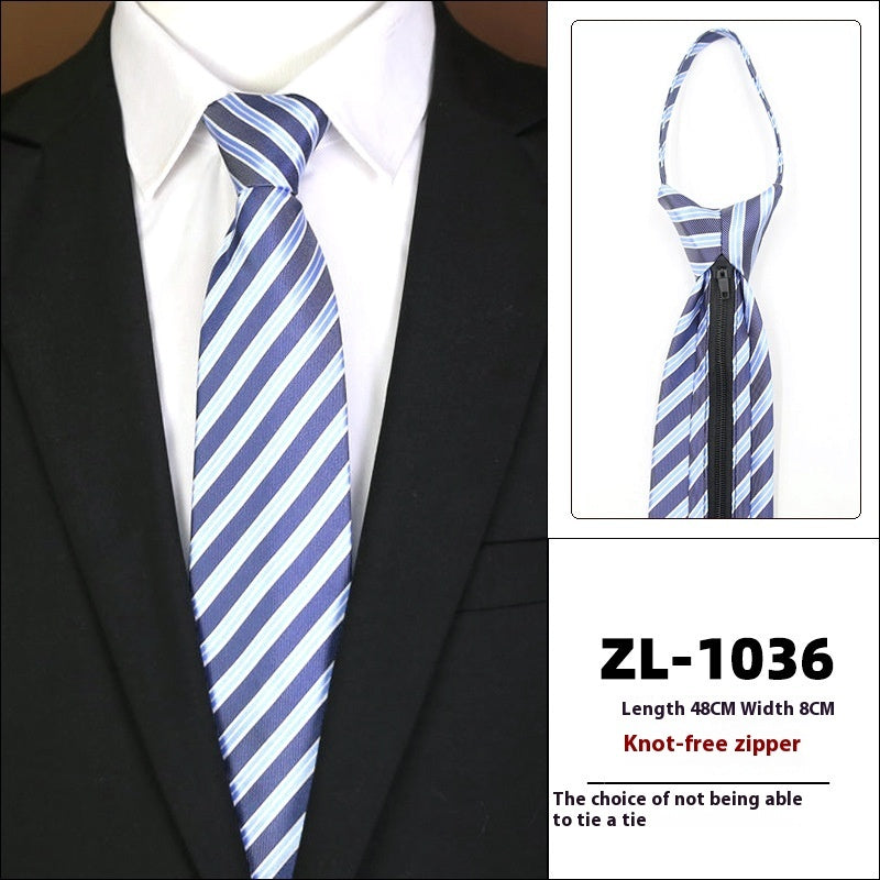 Men's Formal Wear Business Zipper Tie-free - 𝓢𝓱𝓸𝓹𝓵𝓮𝓬𝔂