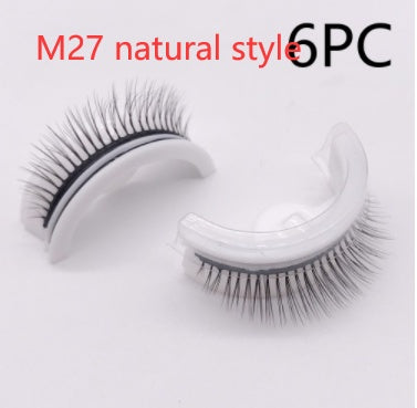 Reusable 3D Mink Lashes Natural False Eyelashes Self Adhesive Fake Glue Free Makeup Eyelash Extension Silk - 𝓢𝓱𝓸𝓹𝓵𝓮𝓬𝔂