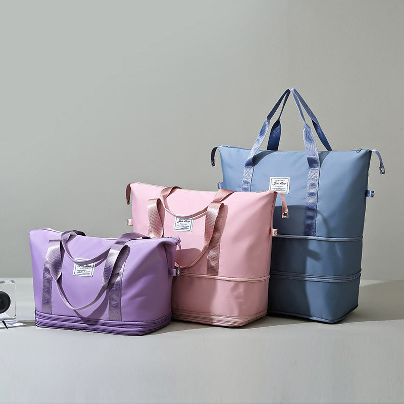 Travel Bag Large Capacity Double Expansion Portable Sports Gym Bag Student Luggage Bag Storage Bag - 𝓢𝓱𝓸𝓹𝓵𝓮𝓬𝔂