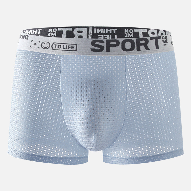 Men's Underwear Ice Silk Mesh Boxers - 𝓢𝓱𝓸𝓹𝓵𝓮𝓬𝔂