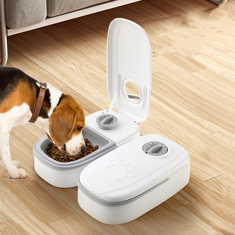 Automatic Pet Feeder Smart Food Dispenser For Cats Dogs Timer Stainless Steel Bowl Auto Dog Cat Pet Feeding Pets Supplies - 𝓢𝓱𝓸𝓹𝓵𝓮𝓬𝔂